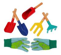 HANABASS 5 Ensembles Outils de Jardinage pour Kit de Petite Râteau Fourche Truelle pour Creuser Transplanter Jardin