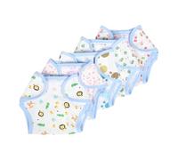 HANABASS 5 Pièces Couche bébé Faire Semblant de sous-vêtements Faux de bébé Accessoires de poupée Nouveau-né sous-vêtements pour poupées décor de poupée Couches pour poupées Coton
