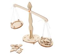 HANABASS 5 Pièces Kit Expérience Scientifique Stem Maquette de Balance DIY pour Garçon Fille Éducatif Équilibre pour Apprentissage et Activités Scolaires à la Maison