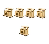 HANABASS 5 Pièces Miniature Maison Décorative pour Chat Griffoir à Usure Accessoire de Décoration pour Mini Maisons pour DIY et Photos