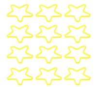 HANABASS 50 Élastiques Magiques D’Étoile Accessoires pour Tours de Magie et Spectacles Haute Élasticité Adaptés à Halloween et Animations Créatives Pack 50 Pièces