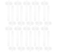HANABASS 50 Pièces Attache de Câble à Ventouse pour Aquarium, Fixation Sécurisée en Plastique Blanc, Positionnement Flexible, pour Tuyaux D’air et Raccords de Tuyauterie, Aquariums et Bacs