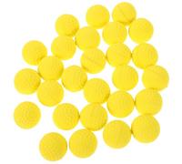 HANABASS 50 pièces Balles Mousse Eva Jaunes Petites Balles Souples et Rebondissantes pour Entraînement Intérieur et Extérieur Adaptées Aux Garçon Fille et Adultes pour Golf et Jeu