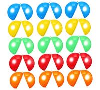 HANABASS 50 pièces Boules Creuses Colorées pour Tombola Plastique Robuste Balles Vides À Remplir pour Événements Entreprise Activités Scolaires Et Réunions Familiales