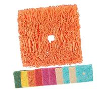 HANABASS 50 pièces Jouets à Mâcher Loofah Naturel pour Rongeurs Biscuits Molar pour Hamsters et Cochons Couleurs Aléatoires Couleur Aléatoire Couleur Aléatoire