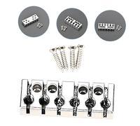 HANABASS 6 cordes Headless Guitar Bridge Zinc Alloy String Lock For Bass And Electric Guitars Replacement Parts