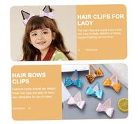 HANABASS 6 paires Barrettes Nœud Paillettes Colorées pour Femmes et Filles Accessoires Cheveux Élégants pour Fêtes Mariages et Usage