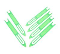 HANABASS 6 Pièces Grandes Aiguilles Plastique à Gros Trou pour Tissage Résistant Outil de Réparation Filets et Tapis Adapté Aux Fils Épais pour Couture et Travaux Manuels