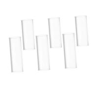 HANABASS 6 Pièces Guitar For Electric And Acoustic Guitars Glass Finger Slides For Blues Jazz Country Ergonomic Wear Resistant Portable Accessories