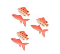 HANABASS 6 Pièces Modèles Réalistes de Poissons Marins PU Figurines Décoratives Éducatives pour Aquarium et Jeux Observation et Sûres pour Apprentissage