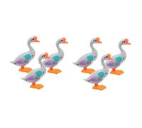 HANABASS 6 Pièces Remonter Gros Sauteur Mécanique pour Tout Petits Éducatif Garçon Fille Jeux Extérieur Fête