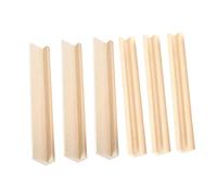 HANABASS 6 pièces Supports Bois pour Dominos DIY de Porte Dominos Décoratifs pour Jeux Créatifs Design Polyvalent et pour Affichage et Jeux Éducatifs
