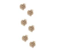 HANABASS 6paquets Matériaux De Nidification pour Oiseaux Lot de Jute Naturel pour Perroquets Hamsters Et Rongeurs Parfait pour Construire des Nids Et Espaces De Cachette Intérieur Et