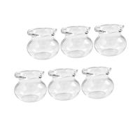 HANABASS 6pièces Aquarium Verre Décoratif pour Maison De Poupée Accessoires De Paysage Miniatures