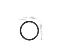 HANABASS 7 pièces Coussin Anti-dérapant pour Bol Cristal Chantant Anneaux Caoutchouc pour Atténuation Du Bruit Compatible avec Divers Bols pour Musique Studio et Maison