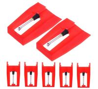 HANABASS 7 Pièces Replacement Stylus For Turntable Record Player Needle Piezoelectric Stable Signal Easy Installation High Precision Needle For Vinyl Phonograph Music Playback