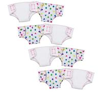 HANABASS 8 pièces Lot de Culottes Miniatures pour Poupées Filles sous Vêtements Élastiques Réutilisables pour Jouets Styles Aléatoires