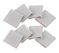 HANABASS 8 pièces Protecteur de Doigt de Golf Silicone Manchon Antidérapant et Anti-usure pour Articulation Coussin de Protection Confortable pour Entraînement et Sports Variés Gris