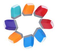 HANABASS 8 Pièces Tampon Enseignant pour Cahiers D'élèves et Devoirs | ABS Réutilisable, Format Portable, pour Feuilles et Communication Parentale, Usage Maison