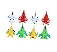 HANABASS 8 Pièces Toys des Avions Huili Avion Avion Modèle De Combat De Simulation Jouets d'avion pour Enfants d'avion De Simulation De Combat pour Enfants Plastique