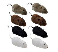 HANABASS 8pièces Jouet Souris à Remonter pour Chat Jouets De Dessin Forme De Souris Interactifs De pour Chat