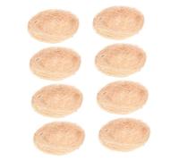 HANABASS 8pièces Nids Oiseaux Décoratifs Mousse pour Jardin Décoration Naturelle pour Paysage Et Fêtes