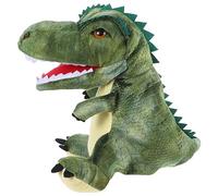 HANABASS à Main Dinosaure Peluche Interactif pour Garçon Fille Cartoon avec Bouche Ouverte pour Histoires Parent Garçon Fille et Animations Ludiques
