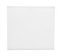 HANABASS Abat-jour Rectangulaire en Toile pour Lampe de Table, Résistant à L'usure, Installation Facile, Adapté pour Chambre et Hôtel, Modèle E27 Blanc Simple et Délicat