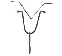 HANABASS Adaptateur De Crochet Fer pour Chaîne De Pluie Installation v Forme pour Gouttière Extérieure Et Facile à Utiliser De Suspension pour Tuyaux Évacuation