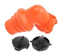 HANABASS Adaptateur de Tuyau Égout Degrés pour Camping Car Connecteur PVC avec Couvercle pour Raccordement Au Valve Égout RV Installation Facile et Aux Fuites