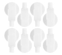 HANABASS Adaptateur Recâble 8pcs Connecteur Électrique Européen à Deux Broches Rondes, Plastique et Métal, Système Démontable pour Remplacement DIY en France