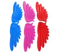 HANABASS Ailes de Patins à Roulettes, Breloques Décoratives, Plastique Coloré, Lot 6 Pièces, Accessoires Chaussures Skate, pour Rollers et Bottes, Usage Extérieur