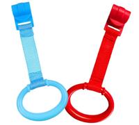 HANABASS Anneaux De Traction Pour Bébé 2 Pièces Apprendre à Se Tenir Debout, Solide Plastique, Anneaux D’appui Pour Berceau Et Parc, Assistant Mobilité Pour Tout-petits, Accessoires Nourrissons