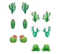 HANABASS Autocollants Magnétiques pour Moustiquaires 12 Pièces en Pvc Vert Anti-collision pour Décorations sur Surfaces Lisses et Poignées de Porte