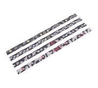 HANABASS Bandeau de Karaté pour Garçon et Filles 4 Pièces, Style Samouraï Japonerie, Taille Ajustée, Accessoire de Fête D'anniversaire, Serrage-tête Ninja Léger et Confortable