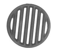 HANABASS Barbecue Fonte Ronde Plaque Résistante pour Foyer Extérieur Support Cuisson pour Grillades Homogènes Entretien Facile Compact pour Camping et Jardin