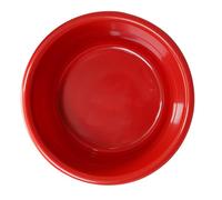 HANABASS Bassine Rouge en Plastique Épais avec Caractère Xi Petite Taille Multifonction pour Lavage du Visage Trempage des Pieds et Usage Ménager Salle de Bain la Cuisine et Camping