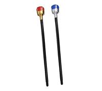 HANABASS Bâton du Roi Accessoire De Scène pour Cosplay, Taille Unique, en Plastique Solide, Rouge Et Bleu, Lot De 2, pour Halloween, Fêtes Costumées Et Représentations Théâtrales