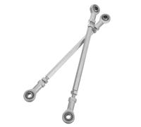 HANABASS Biellette de Direction Métallique M8 2 Pièces 200Mm pour Quad 47/49 Cm³ Rotule Œil de Poisson Réglable Accessoire de Remplacement pour Scooter Tout-Usage