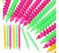 HANABASS Bigoudis Spirale pour Permanente Cheveux Femmes 100pcs en Abs Antidérapant pour Usage Domestique et Coiffure de Différents Styles Couleur Aléatoire