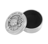 HANABASS Boîte à Cheveux Fœtaux pour Coffret de Souvenirs Personnalisable Inoxydable pour Conserver Cheveux de