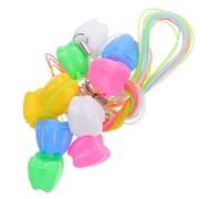 HANABASS Boîte à Souvenirs Dents de Lait Garçon et Filles, Porte-souvenirs Bébé Garçon, Mini Boîte Fleur Colorée, Plastique Léger, Rangement Compact pour Premières Dents, Style