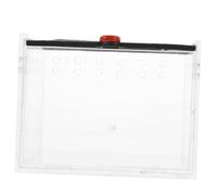 HANABASS Boîte d'alimentation Transparente en Acrylique pour Reptiles Terrarium Ventilé pour Lézards Araignées et Insectes Conteneur d'Élevage Facile à Nettoyer 30X20X20Cm