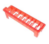 HANABASS Boîte de Protection de Tondeuse, Support de Rangement pour Sabot de Tondeuse, Plastique Rouge, pour Peignes Limiteurs et Tondeuses, Coiffeurs, Maison et Hôtel