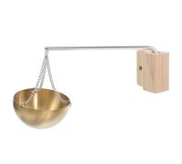 HANABASS Bol Aromathérapie pour Sauna Acier Inoxydable Bol Mural Suspendu pour Huiles Essentielles Diffuseur Arôme pour Sauna et Spa Accessoire Résistant Corrosion Facile à Nettoyer