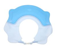 HANABASS Bonnet Bain Garçon Fille Silicone Ajustable Bleu Chapeau Fuite pour Protection Oreilles et Visage Confortable et Imperméable Accessoire de Soin Garçon Fille