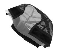 HANABASS Bonnet de Postiche avec Élastique, Bonnet en Filet pour Perruques, Dentelle et Lint, Noir, Respirant, Maintien Sécurisé, pour Hommes et Femmes, Cosplay et Fêtes