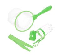 HANABASS Bouteille D'observation en Filet Anti-Insectes Outil De Capture De Bugs Kit Toys à L'extérieur pour Les Enfants Ferme De vers pour Les Enfants Nanobogues Abdos Vert Clair