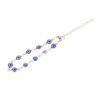 HANABASS Bracelet le Mauvais Œil Réglable en Alliage Doré Décoration de Poignet pour Femmes et Filles Bijou Souvenir pour Amitié et Protection Quotidienne