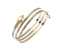 HANABASS Bracelet Serpent Décoratif en Métal Doré, Bijou pour Femme, Style Créatif et Élégant, pour Fête, Banquet ou Usage Quotidien, Taille Unique